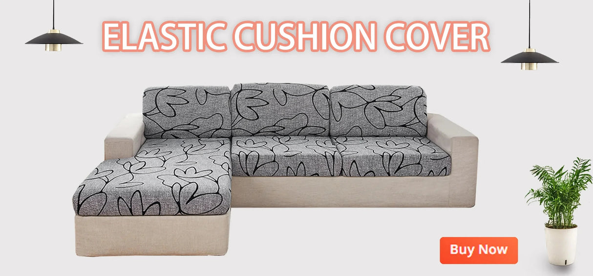 Flower Printed Elastic Sofa Cover