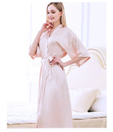Luna Satin Belted Robe