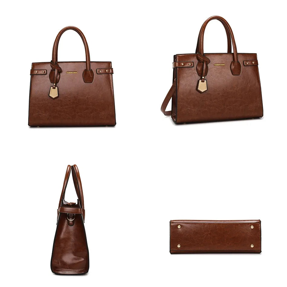 Soft Leather Tote Bag