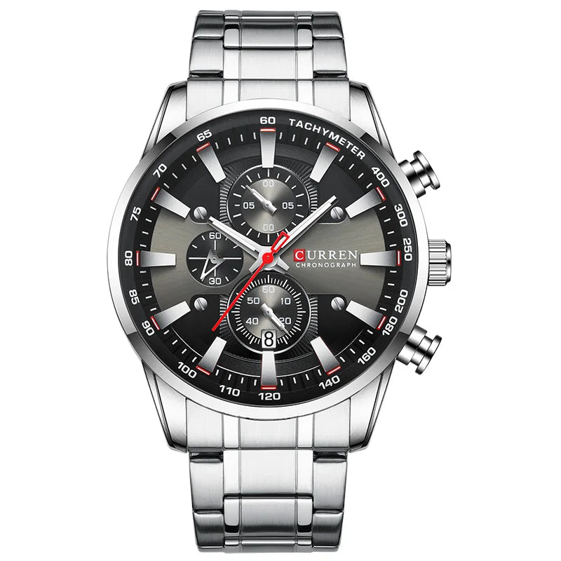 CURREN Luxury Men’s Quartz Chronograph Watch