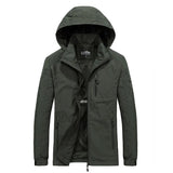 Men’s Waterproof Hooded Windbreaker