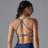 Women Quick Dry Cross Back Sports Bra