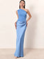 Luxe One-Shoulder Satin Gown