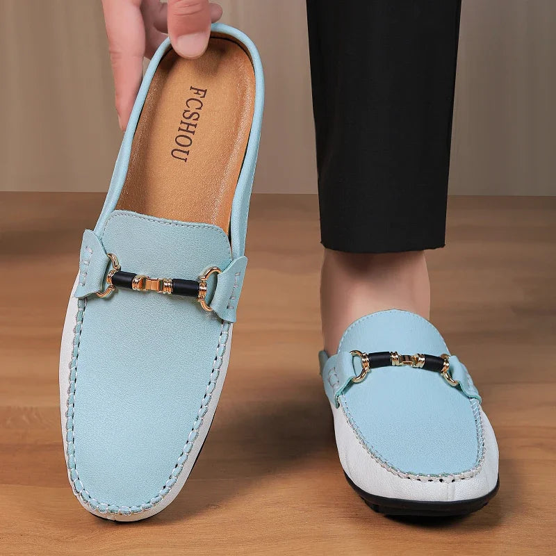 Men’s Italian Leather Mules
