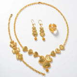 Dubai Gold Plated Arabic Jewelry Set