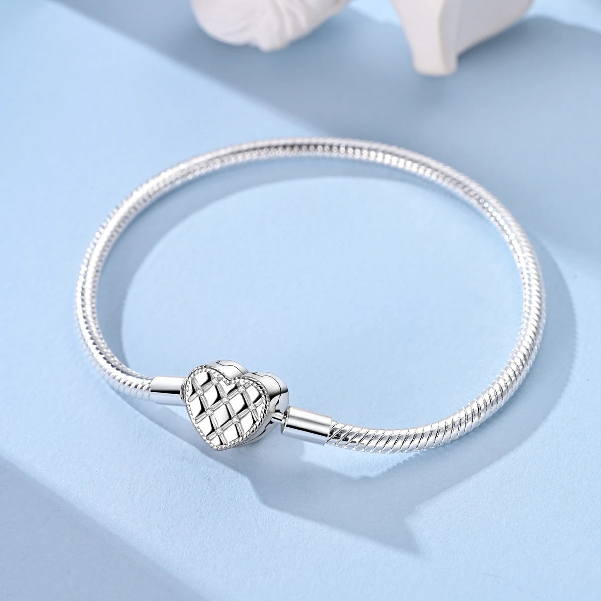 Sterling Silver Heart Bracelet