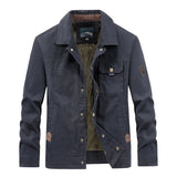 Men's Plus Size Outdoor Jacket – Slim Fit Cargo Coat