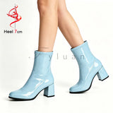 Classic Block Heel Ankle Boots