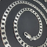 Men's 925 Sterling Silver Chain Necklace