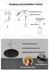 Modern LED Chandelier Pendant Lamp