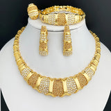 Dubai 18K Gold Plated Jewelry Set