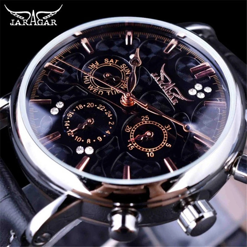 Men’s Skeleton Automatic Mechanical Watch