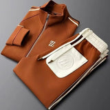 Men's Embroidered Sports Jacket & Pants Set