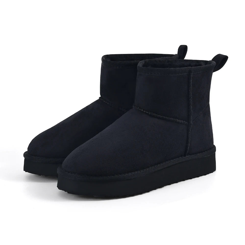 Evshine Memory Foam Ankle Boots – Waterproof Winter Snow Boots