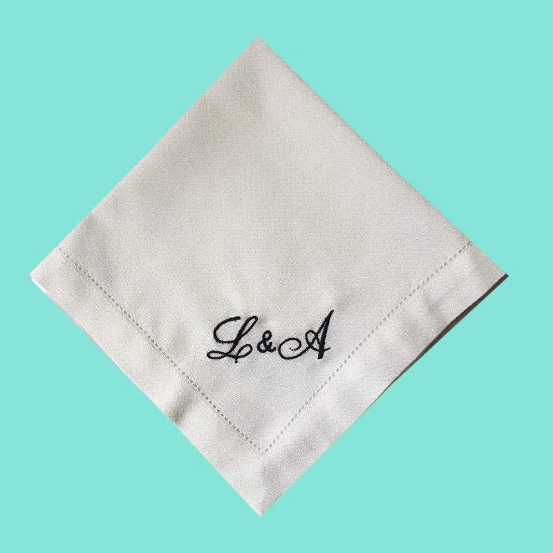 Custom Embroidered Napkins