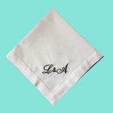 Custom Embroidered Napkins