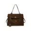 Frosted Leather Shoulder Bag