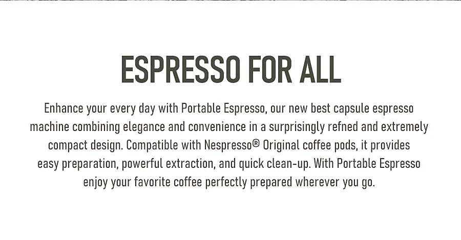 Portable 3-in-1 Coffee Machine