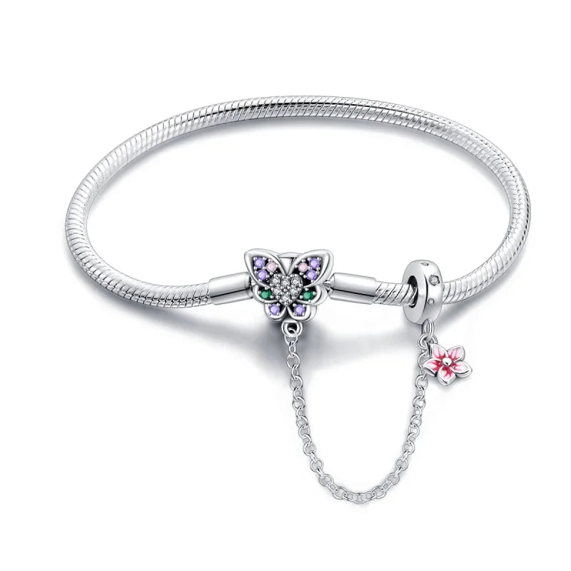 Sterling Silver Heart Bracelet