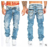 Men’s Hip-Hop Straight Stitch Jeans
