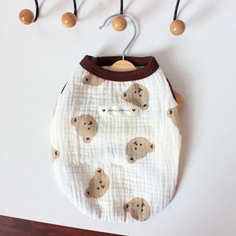 Pet Bear Vest Pajamas