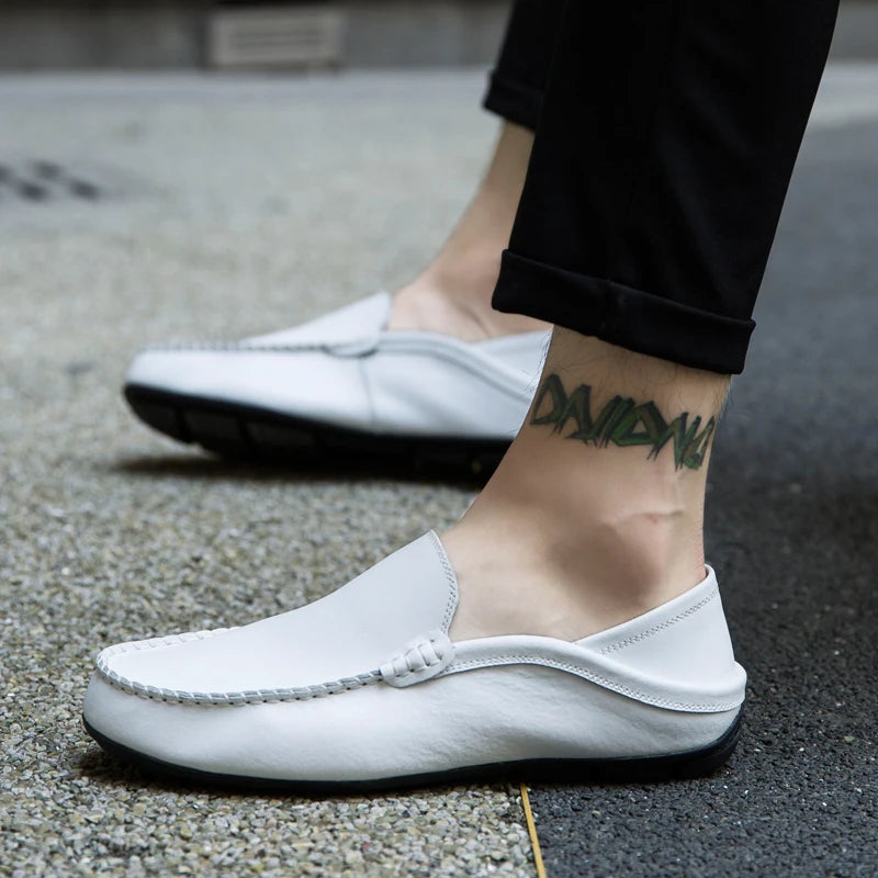 Men Genuine Leather Casual Loafers