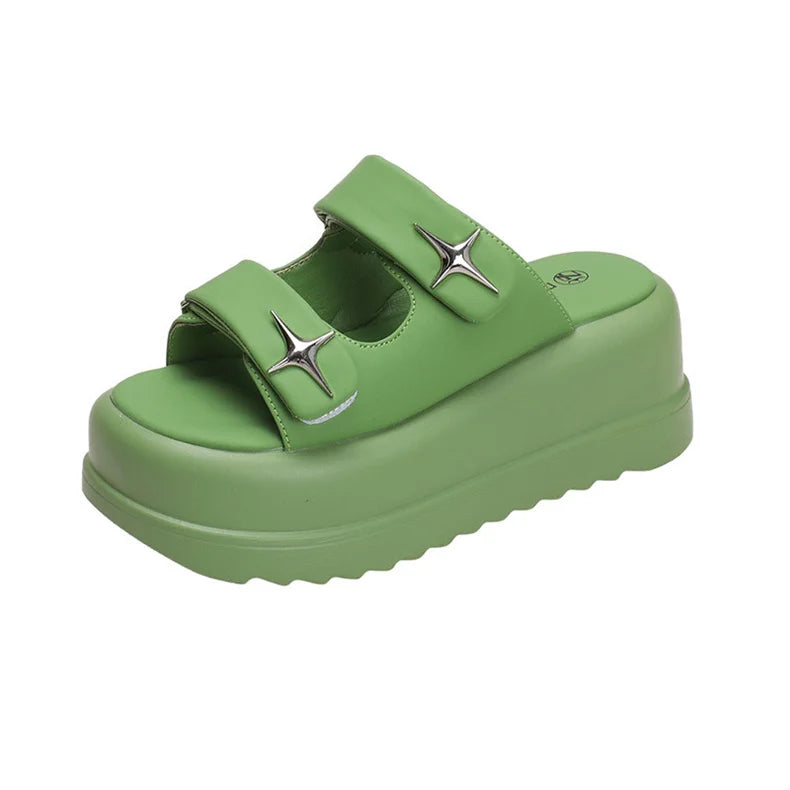 Designer Platform Flip Flops – Summer 2025