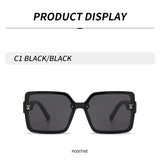 Luxury Oversized Square Sunglasses
