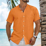 Men Linen Beach Shirt