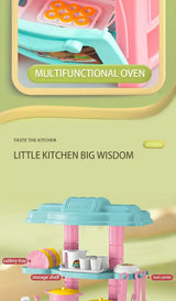 Kids Mini Kitchen Counter Play Set