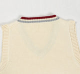 Men Sleeveless V-Neck Sweater Vest