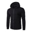 Men's Solid Color Hoodie Jacket