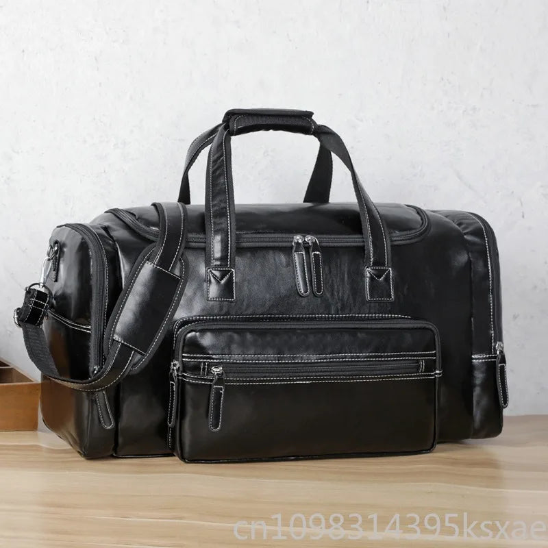 Premium Leather Travel Bag