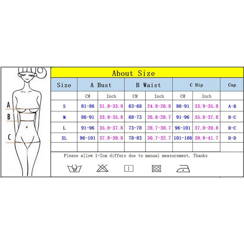 Women One Shoulder Sexy One Piece Swimsuit