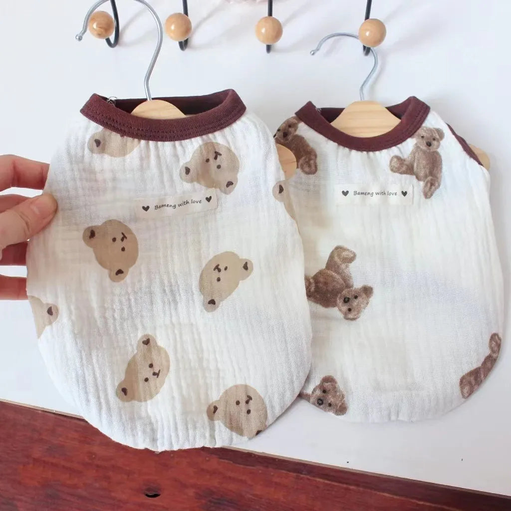 Pet Bear Vest Pajamas