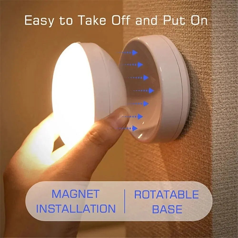 USB Rechargeable LED Night Motion Sensor Light