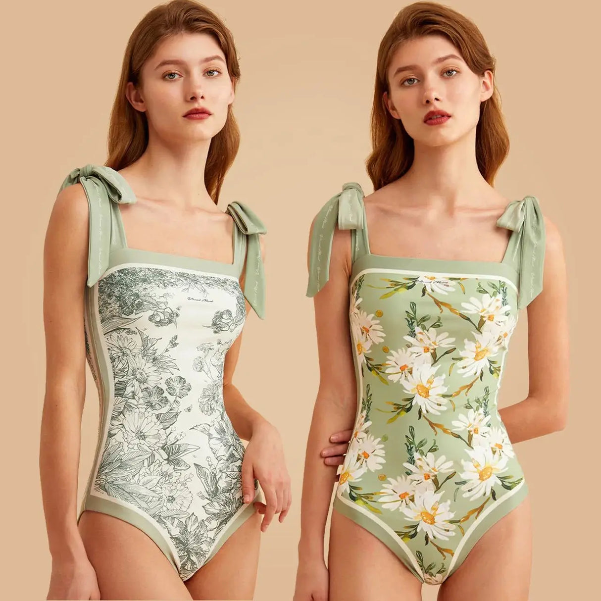 Vintage Bandage Swimsuit