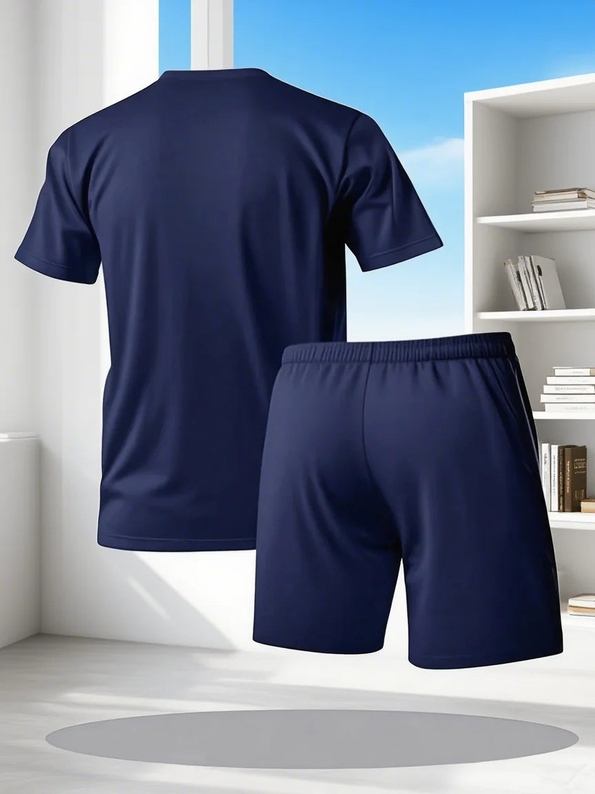 Men Printed Sportswear Set