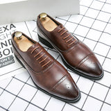 Men’s Red Sole Brogue Dress Shoes