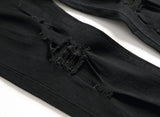 Men’s Ripped Biker Skinny Jeans