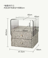 Modern Acrylic Bedside Storage Cabinet
