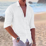 Men Cotton Linen Shirt
