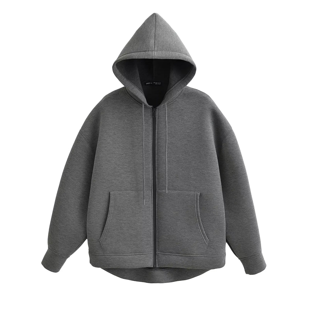 Women's Oversized Zip Hoodie Jacket