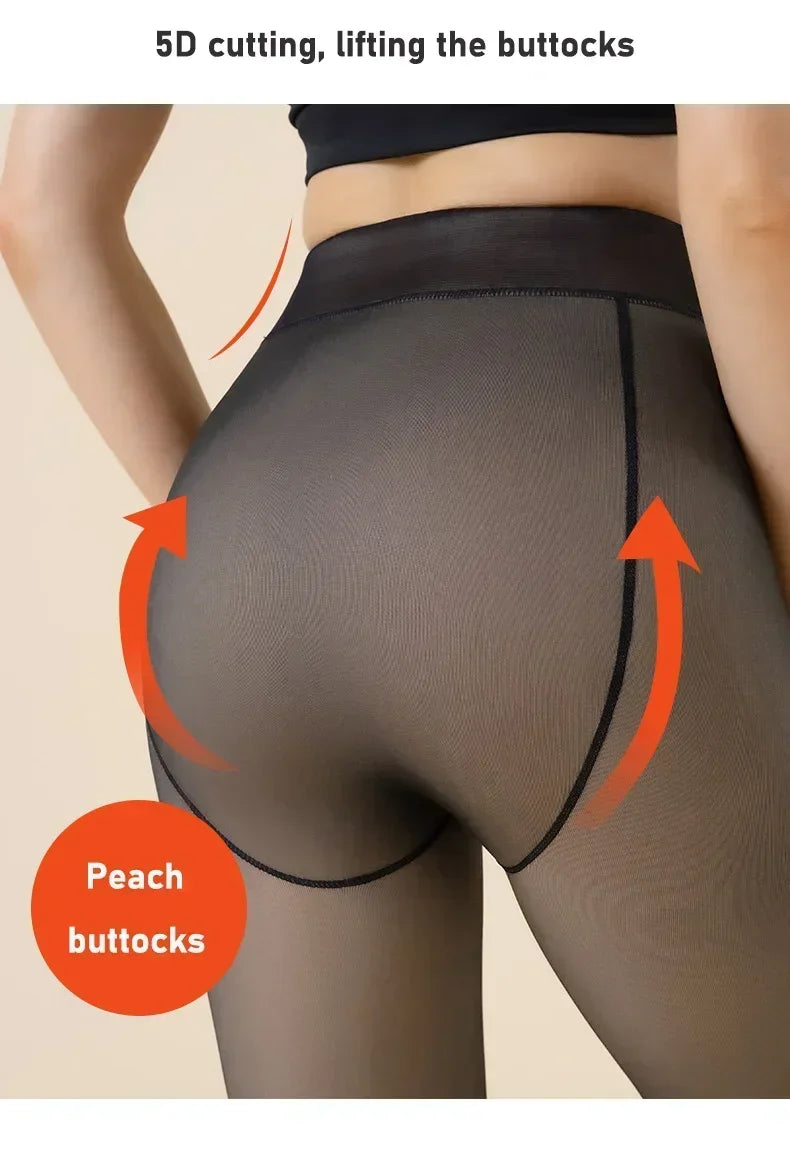 Women Thermal Fleece Velvet Tights