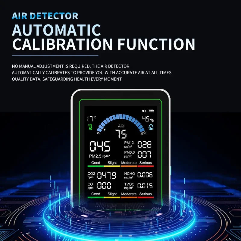 10-in-1 Air Quality Detector