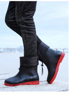 Men’s Medium Closed Anti-Slip Rain Boots