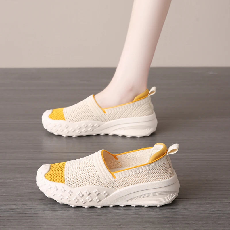 Mesh Knit Slip-On Loafers – Lightweight & Breathable 2025