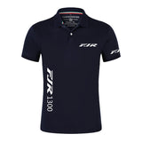 Men Motorcycle Logo Polo Shirt