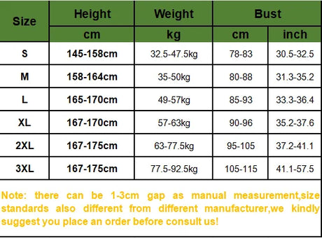 Size chart for Tang Dynasty Blue Hanfu including measurements for height, weight, and bust in various sizes.