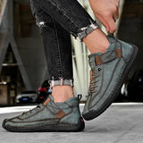 Men’s Comfortable Lace-Up Loafers – Casual Outdoor 2025